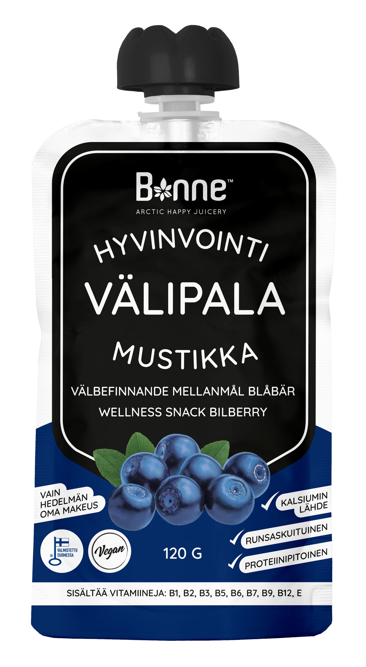 Bonne Hyvinvointivälipala Mustikka 120g