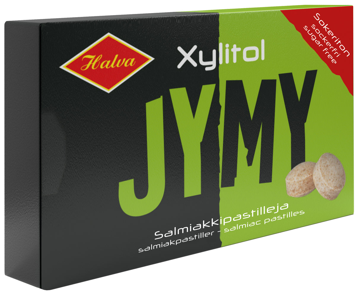 Halva Jymy Xylitol Salmiakpastiller 30 g