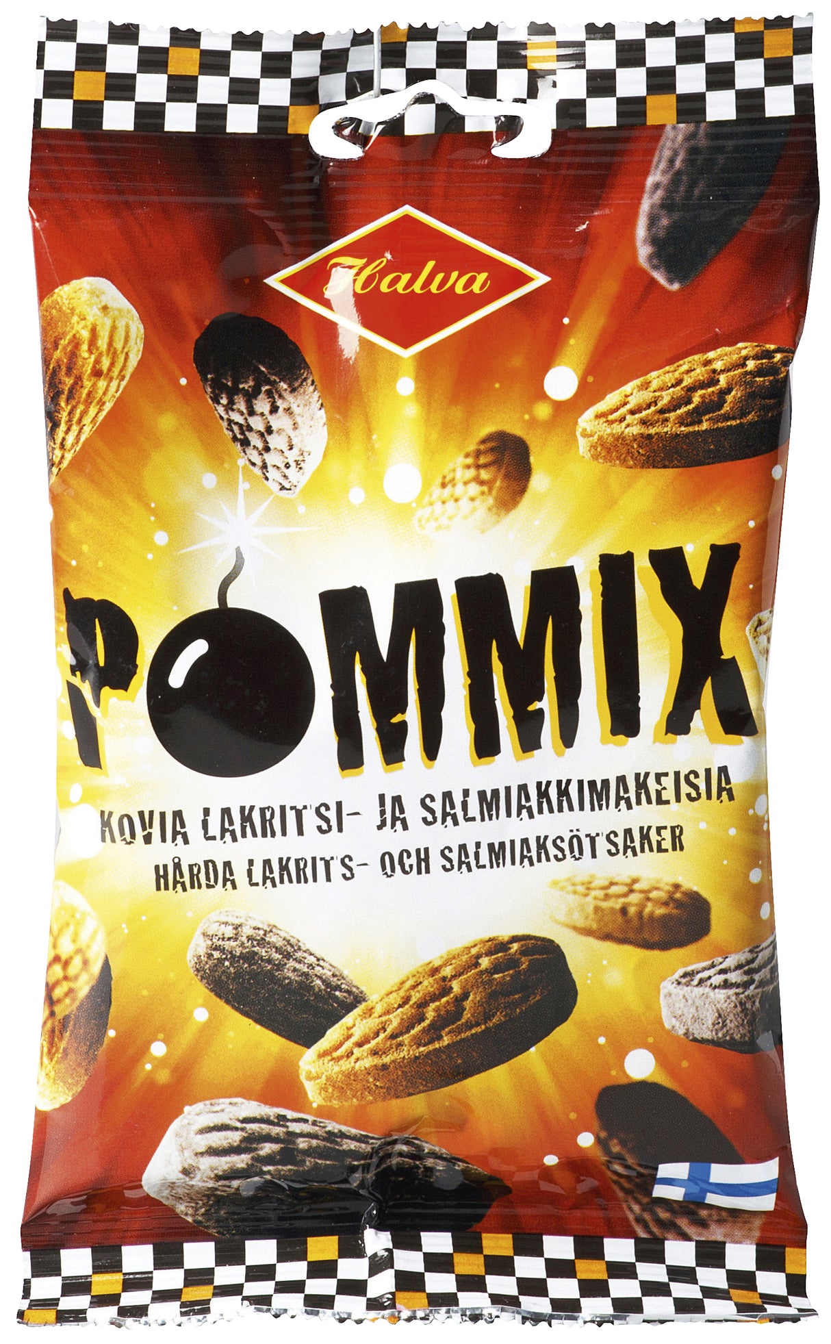 Halva Pommix Salmiakki 100 g