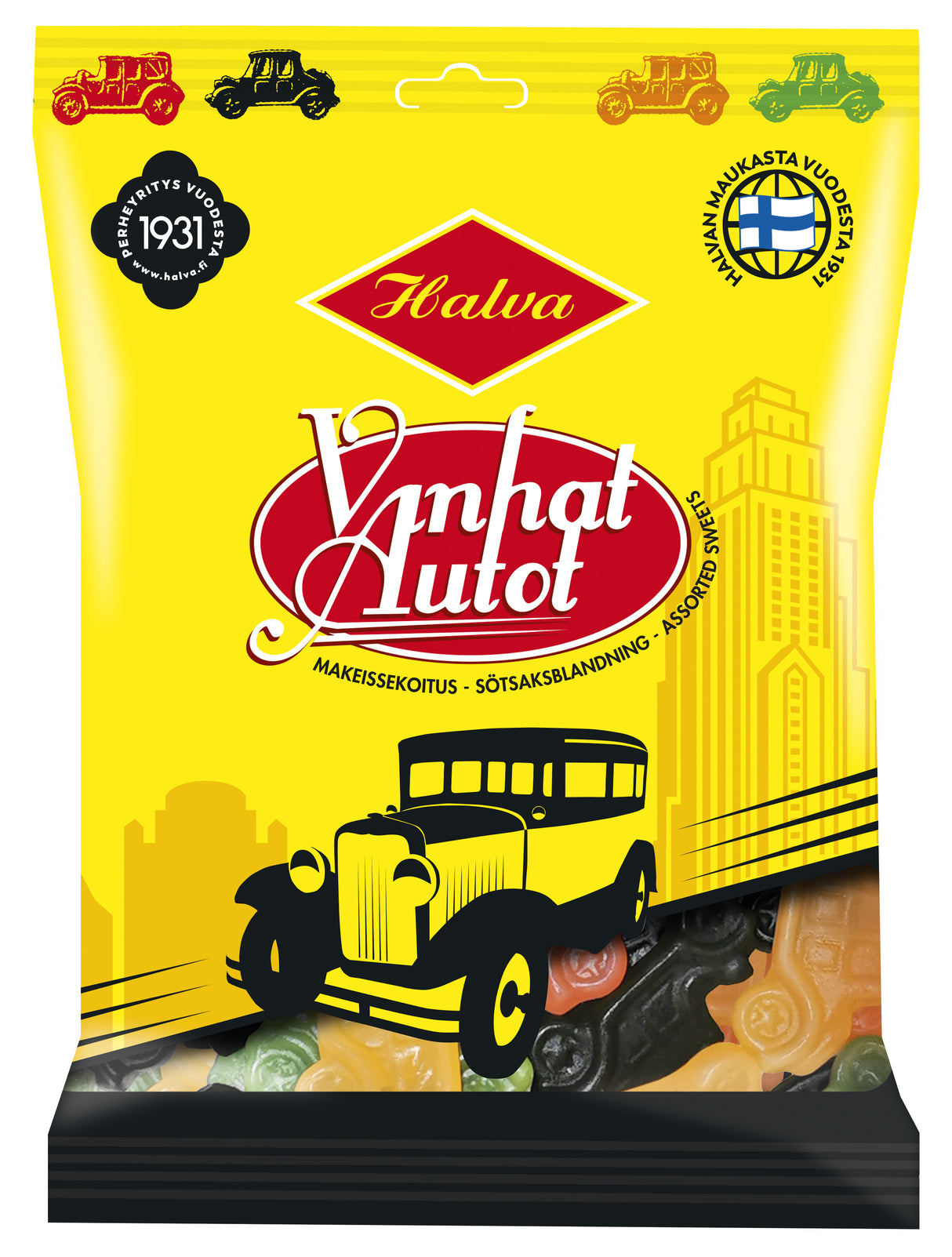 Halva Vanhat Autot godisblandning 160g