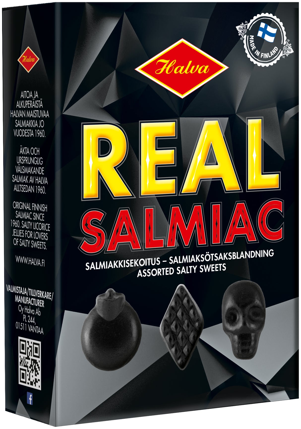 Halva Real Salmiak 230 g