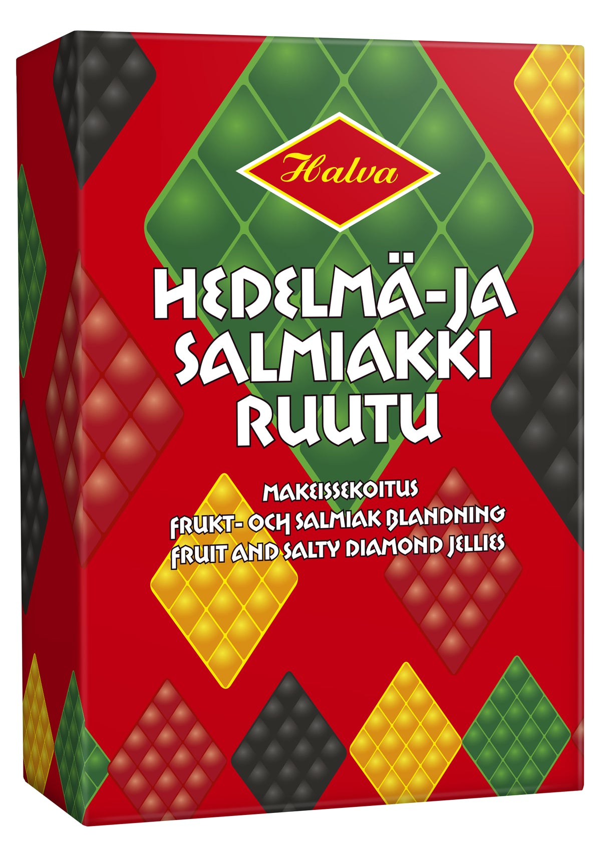 Halva Hedelmä- och Salmiakkiruta 240 g