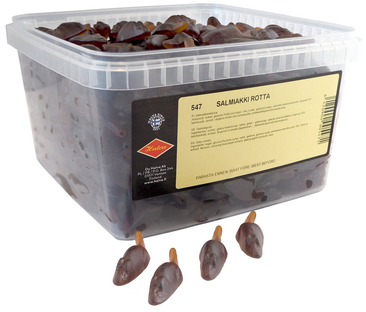 Halva Salmiakki Rotta 2.0 kg