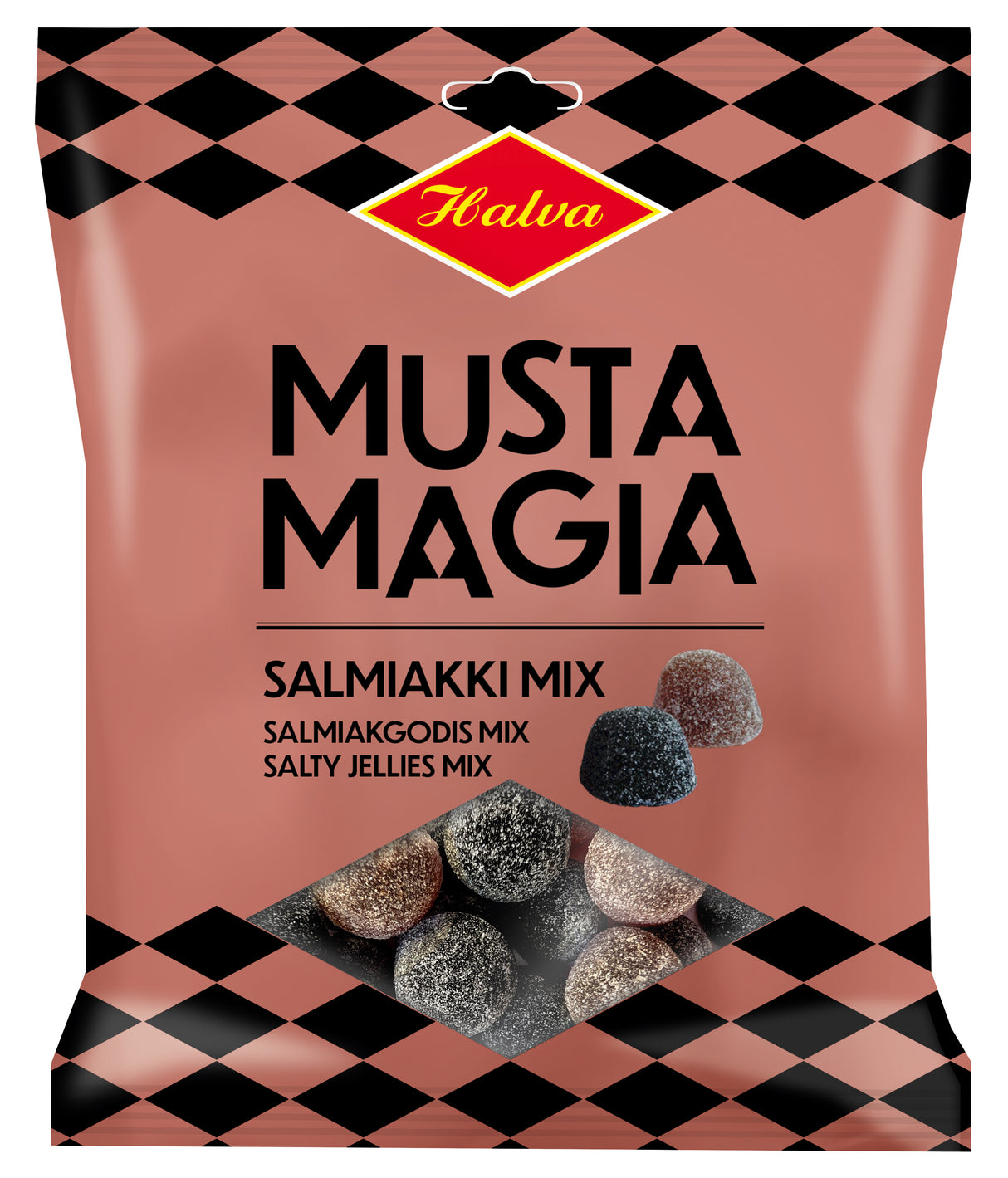Halva Musta Magia Salmiakki mix 110 g