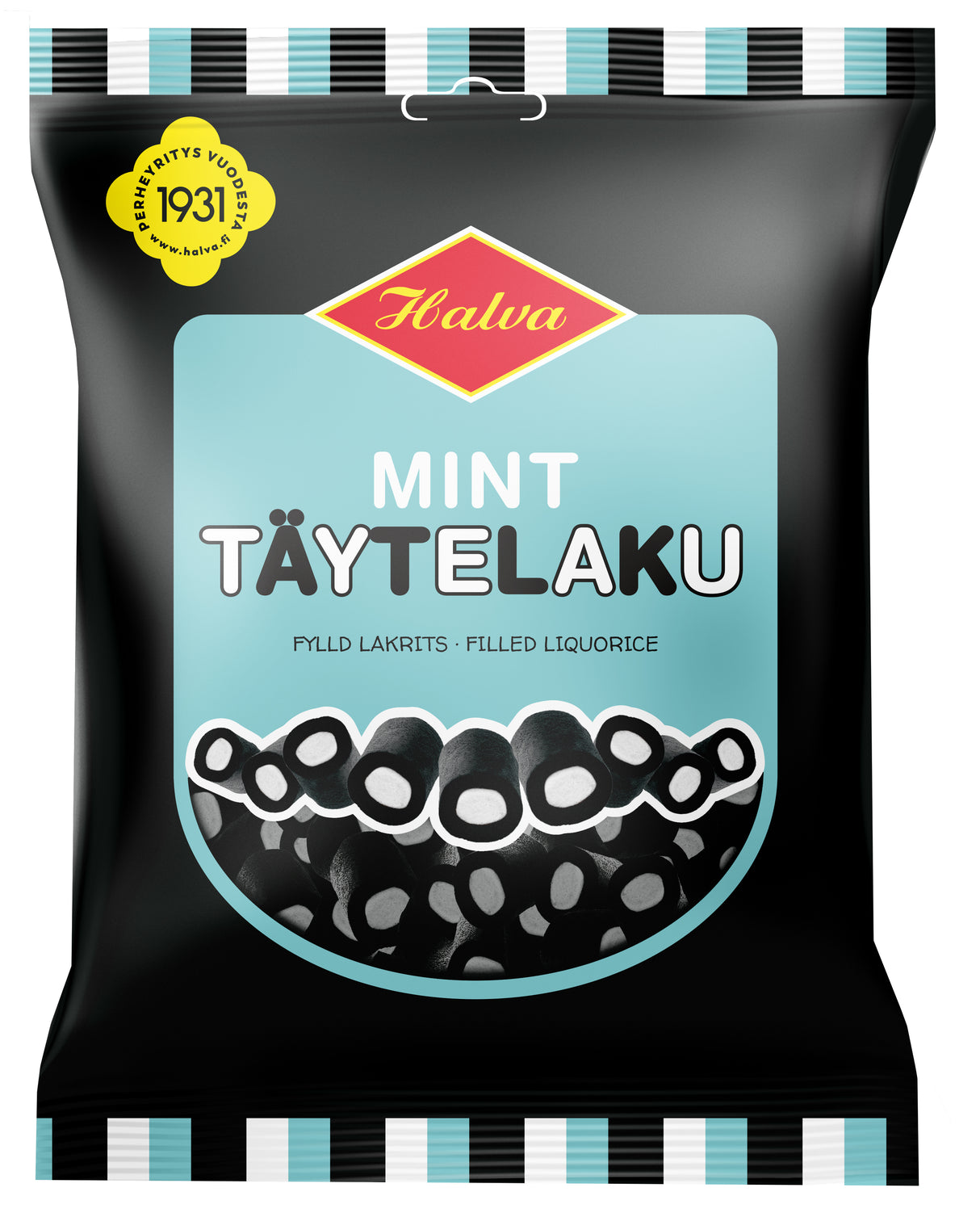 Halva Mint Fyllt Lakrits 200 g