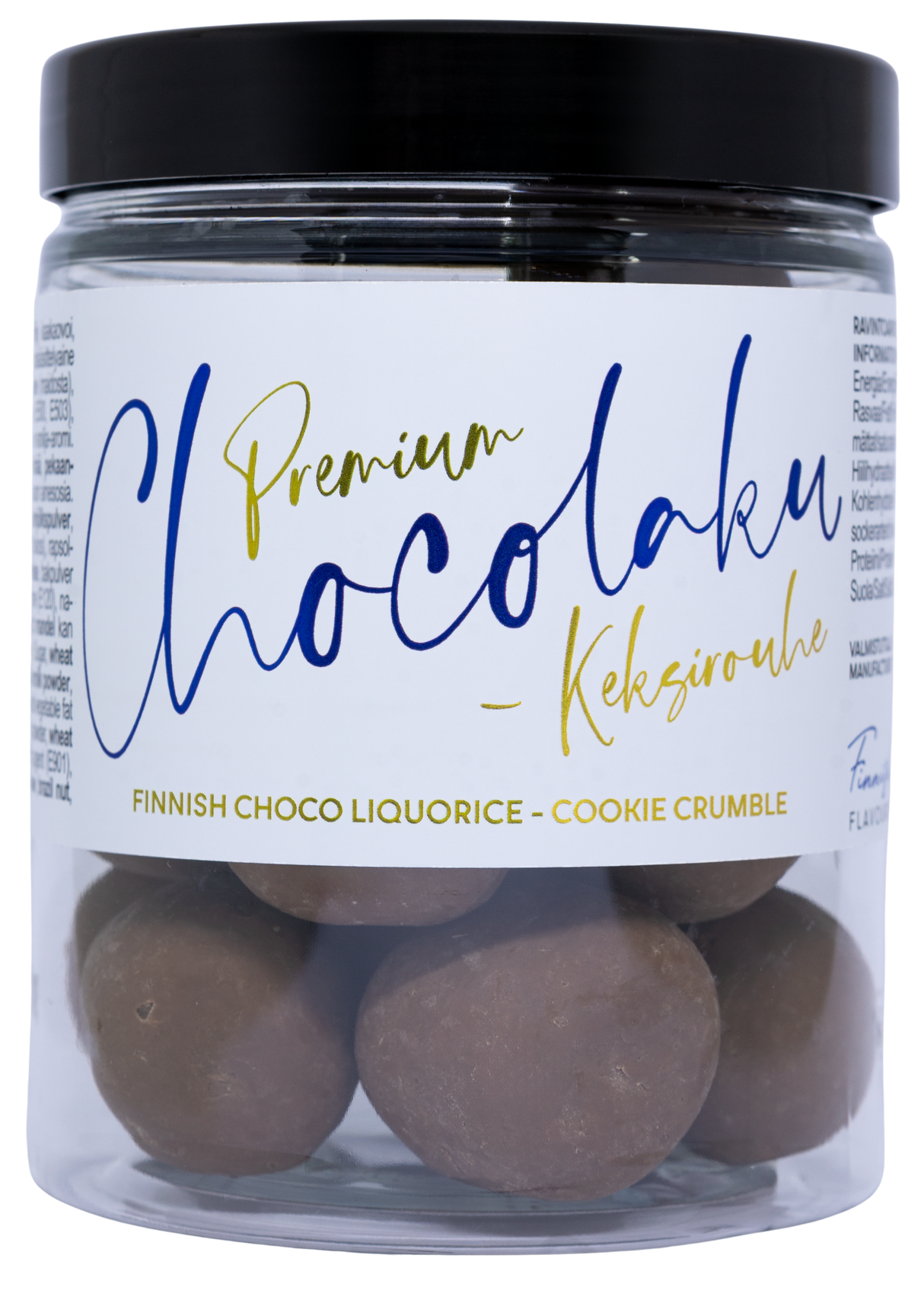 Finnish Flavours Premium milk choco liquorice - Cookie Crumble 150g