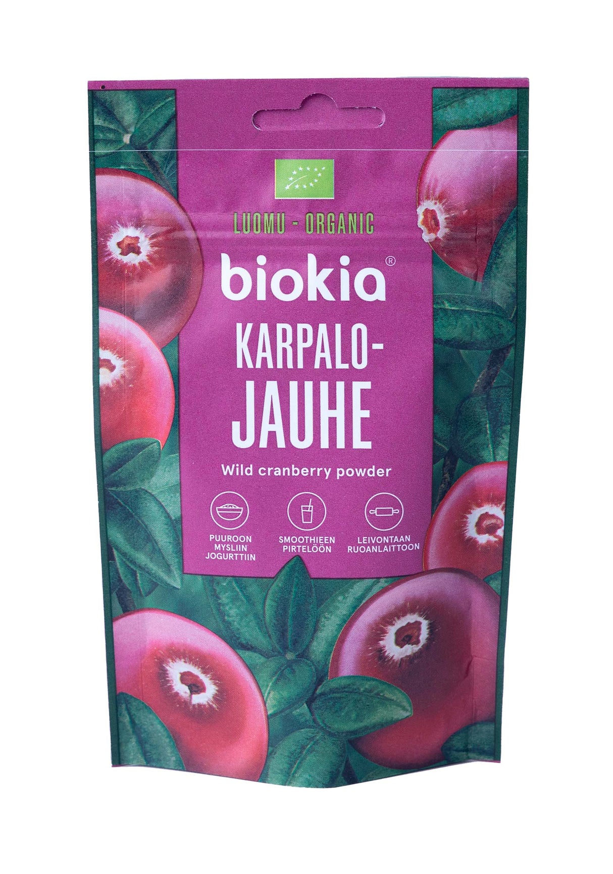 Biokia Luomu karpalojauhe 30g