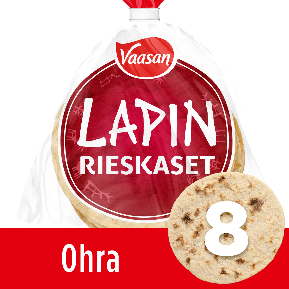 Vaasan Lapin Rieskaset Gerste 260 g 8 Stk.