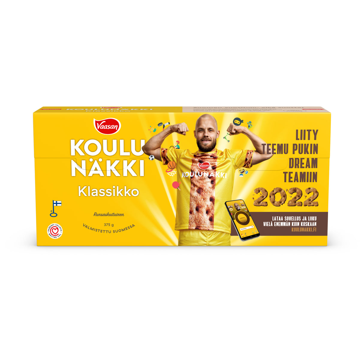 VAASAN KOULUNÄKKI Klassikko 375 g Vollkorn-Roggenknäckebrot