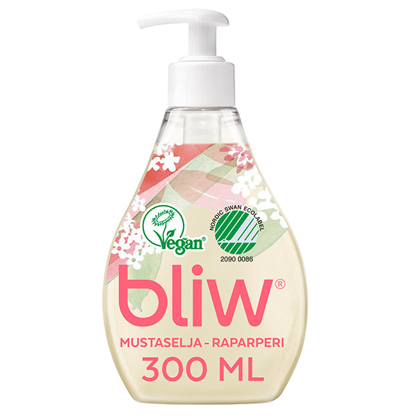 Bliw 300ml Rhubarb pump bottle of liquid soap