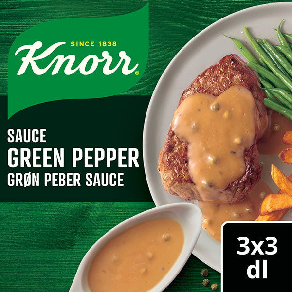 Knorr  Green pepper Sauce mix     3x22g