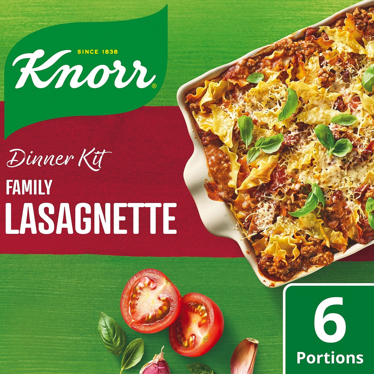 Knorr Familie Lasagnette Ateria-Zutaten 335 g