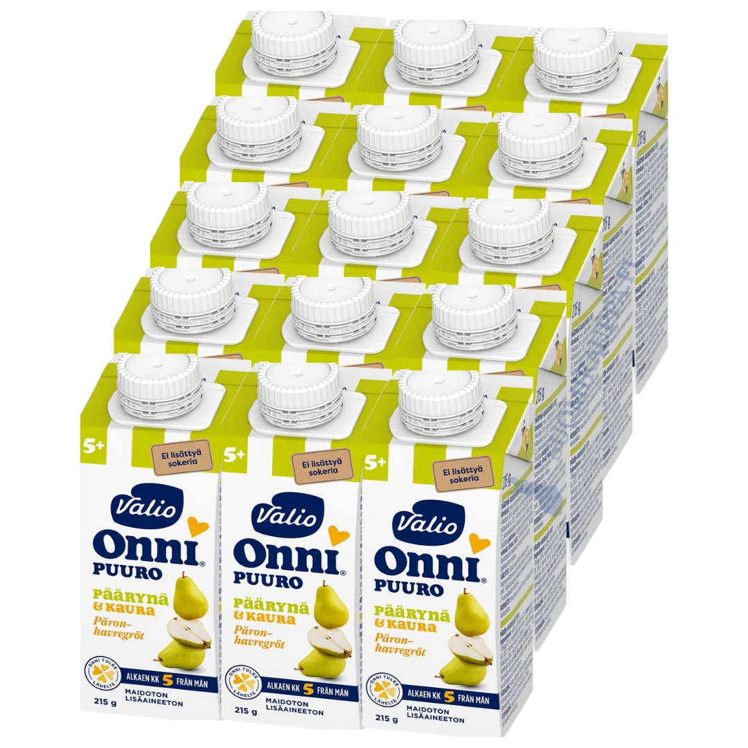 15 x Valio Onni pear-oatmeal 215 g 5 months UHT