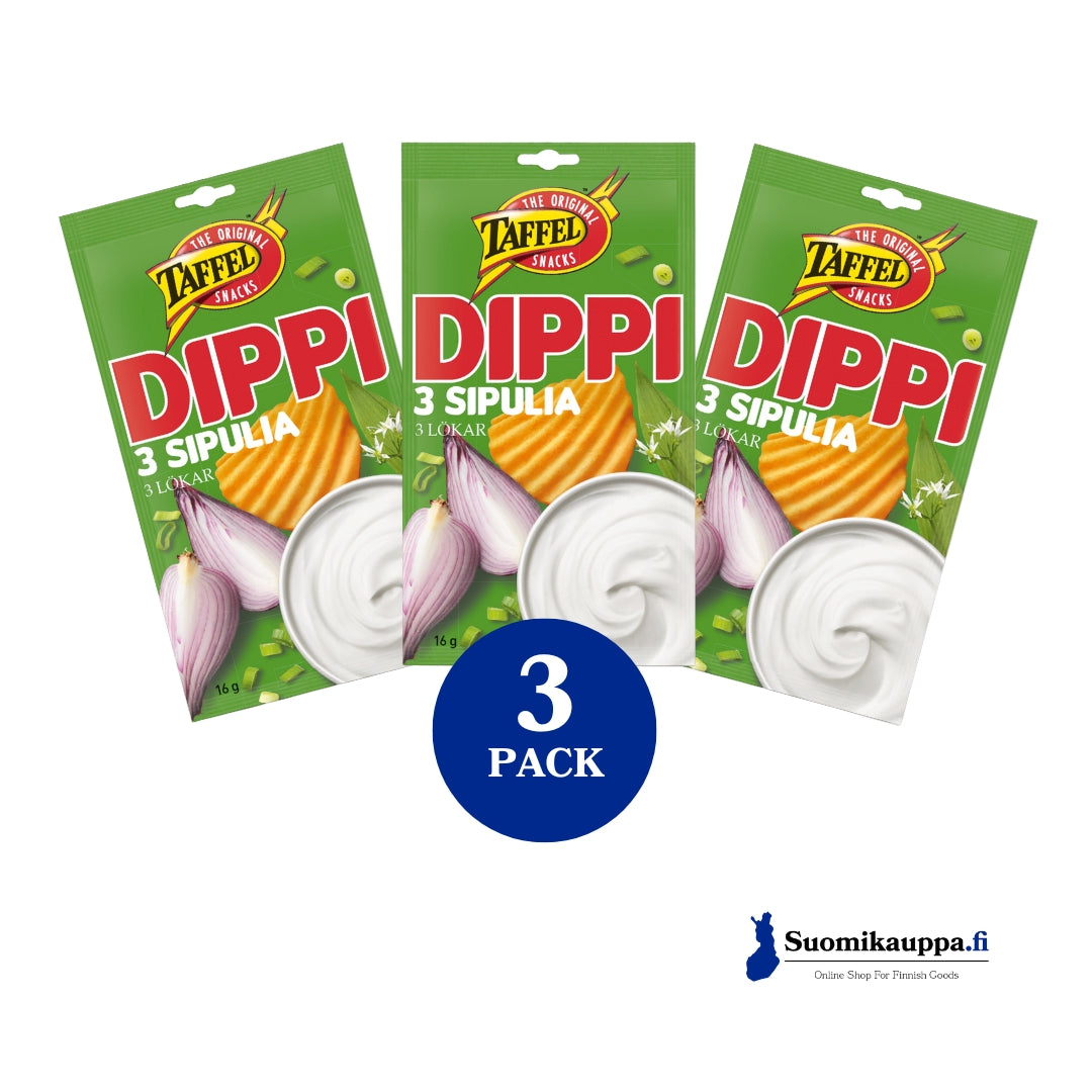 Taffel 3 lök dippkrydda 16g 3-PACK