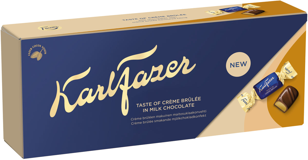 Karl Fazer Crème Brûlée Schokoladenpraline 250g