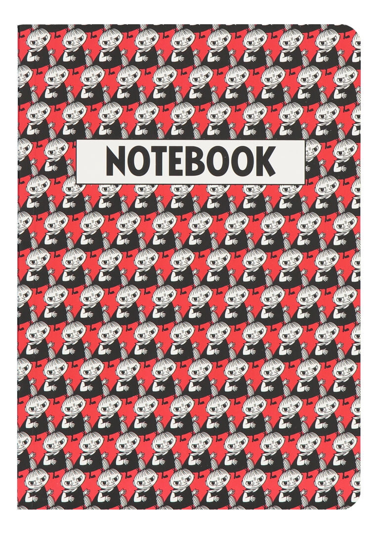 Moomin Pop Art notebook A5 red