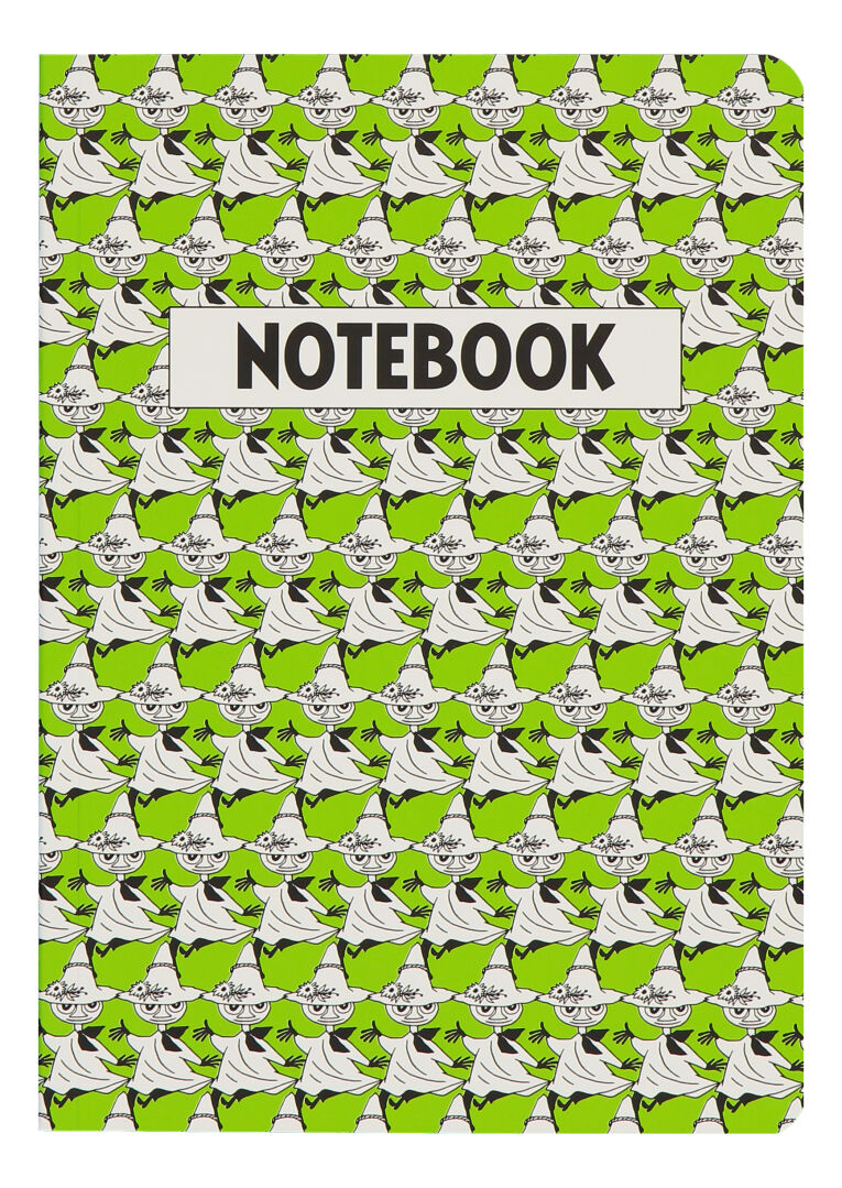 Moomin Pop Art notebook A5 green