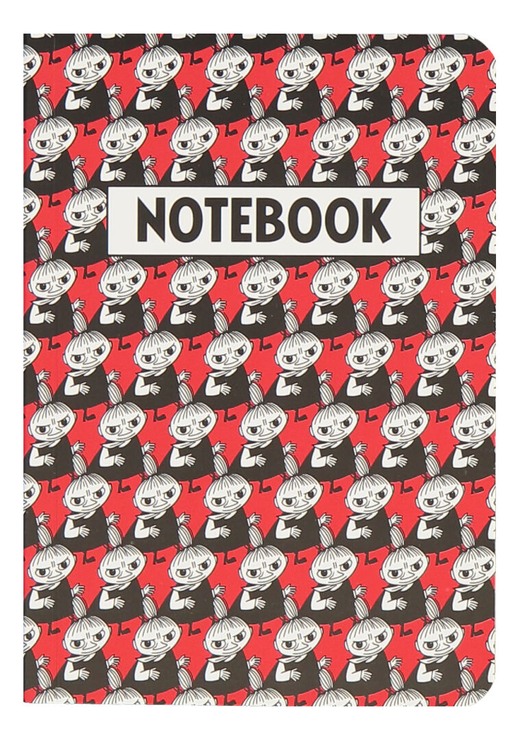 Moomin Pop Art notebook A6 red