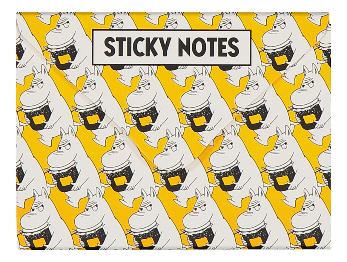 Moomin Pop Art sticky notes yellow