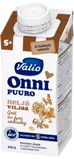 Valio Onni® neljän viljan puuro 215 g UHT (alk 5 kk) 15KPL