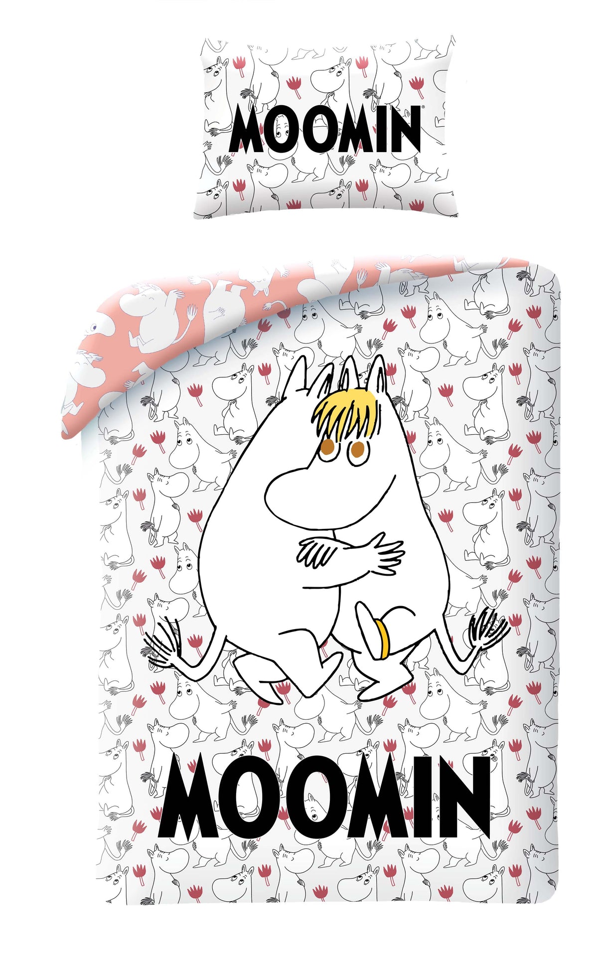 Moomin "Dance" duvet cover set 140cmx200cm + 50cmx70cm