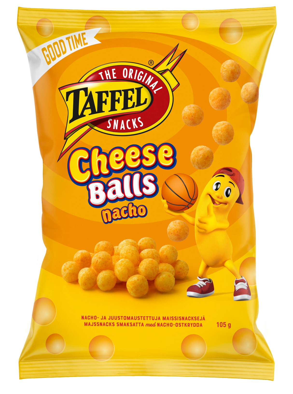 Taffel Cheese Balls nacho maustettu juustosnacks 105g