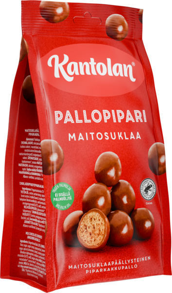 Kantolan Pallopipari maitosuklaa piparkakkupallo 150g
