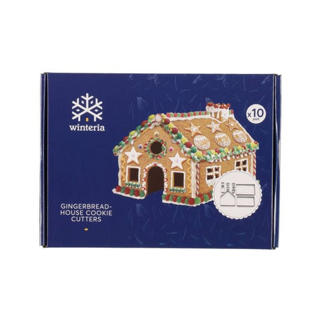 Winteria Gingerbread House Molds 10 pcs
