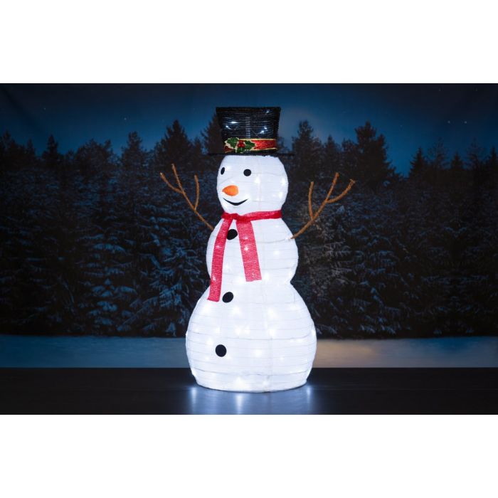 Finnlumor Snowman 80LED 90 cm