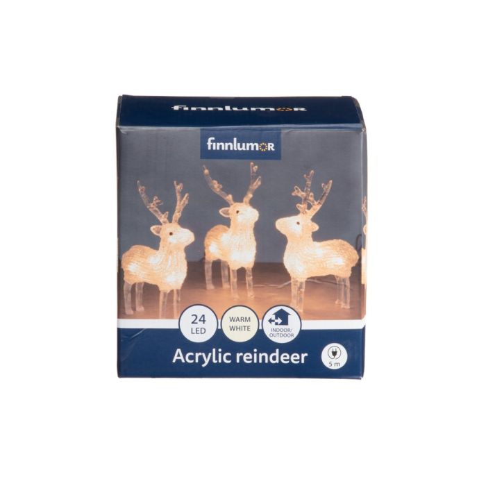 Finnlumor Light decoration Reindeer 3 pcs