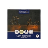Finnlumor Light decoration Silhouette 268 LED Reindeer and sleigh