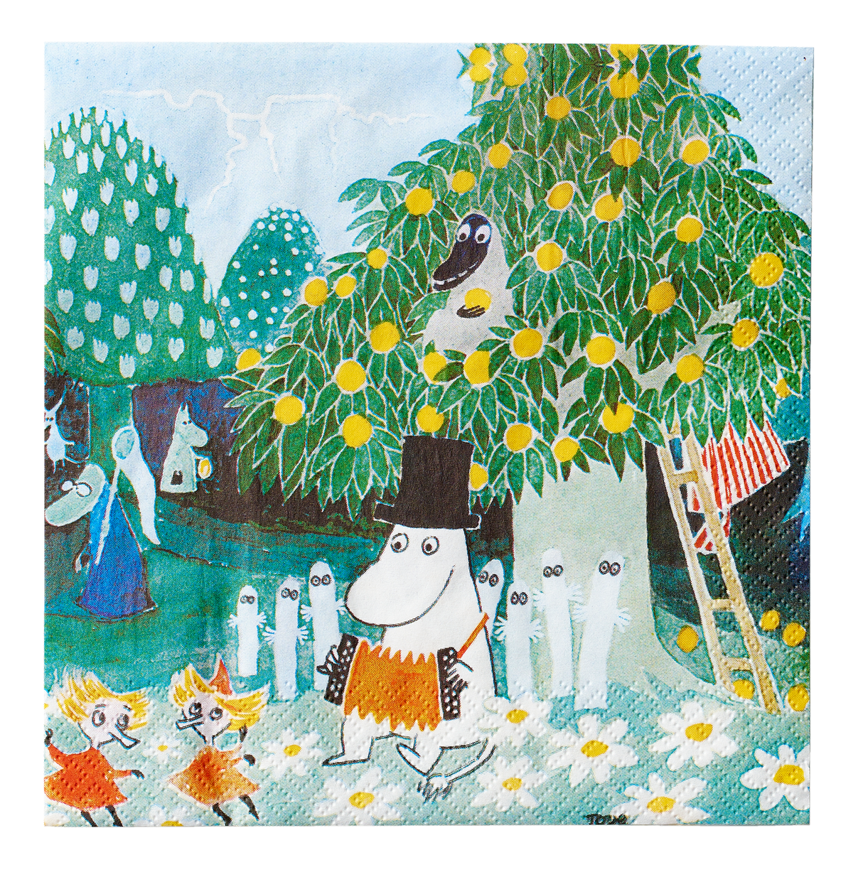 Havi Moomin, Magic Meadow lautasliina 33 x 33 cm