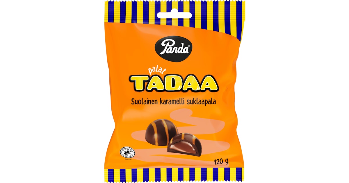 Panda Palat Tadaa salt karamell chokladbit 120g