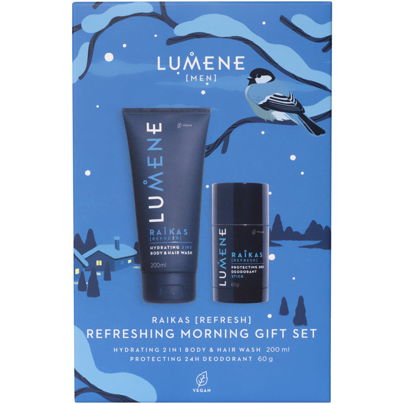 Lumene MEN RAIKAS Refreshing Morning Gift Set