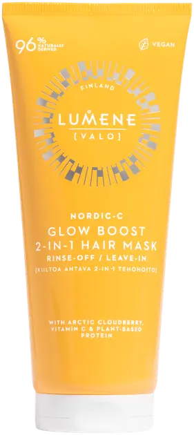 Lumene VALO Glanz verleihende 2-in-1 Haar Intensivpflege 200ml