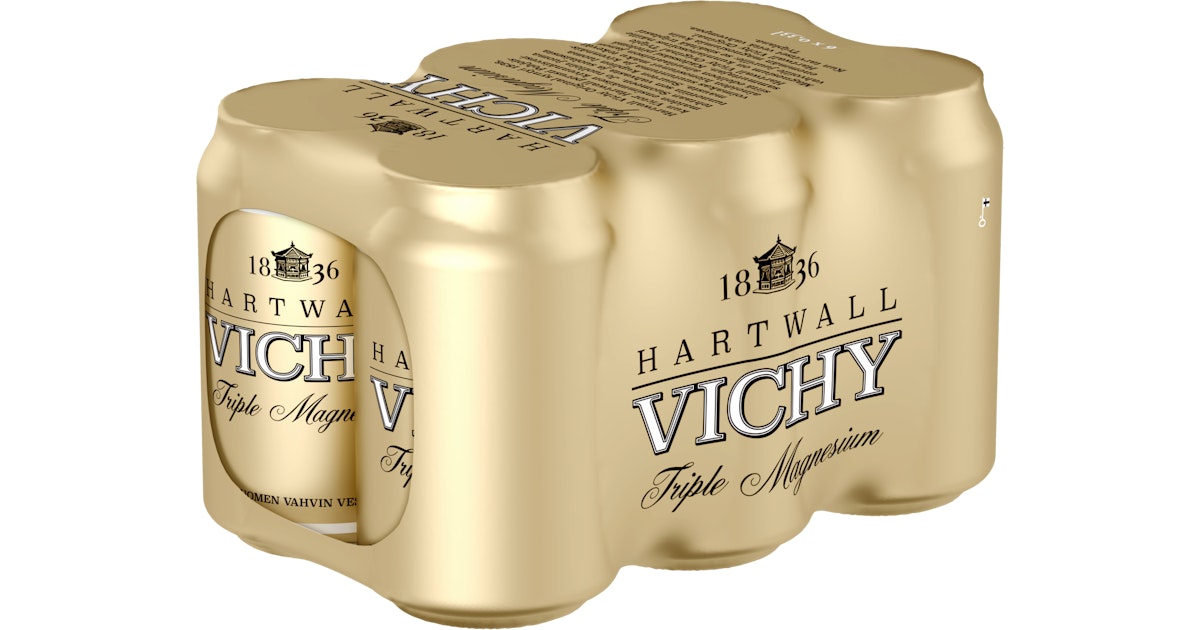 Hartwall Vichy Original Triple Magnesium kivennäisvesi 0,33 l 6-PACK