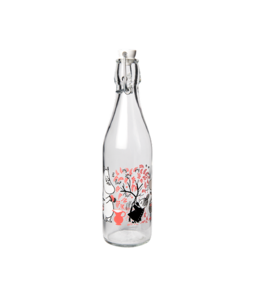 Muurla Moomin glass bottle 0.5L Berries