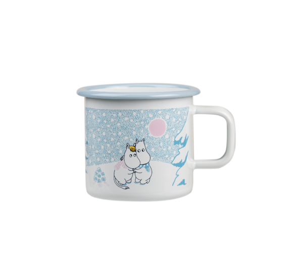 Muurla Moomin Let it snow Enamel Mug 3.7dl