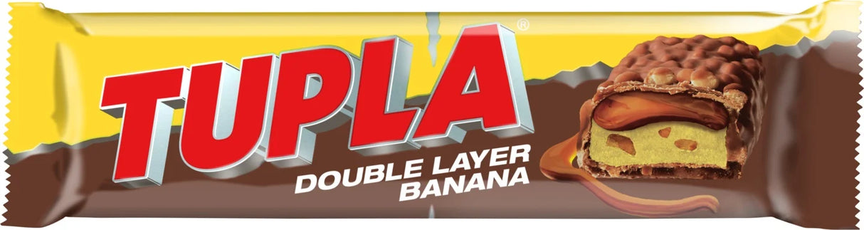 Tupla Double Layer Banana Schokoladenriegel 48g 5-PACK