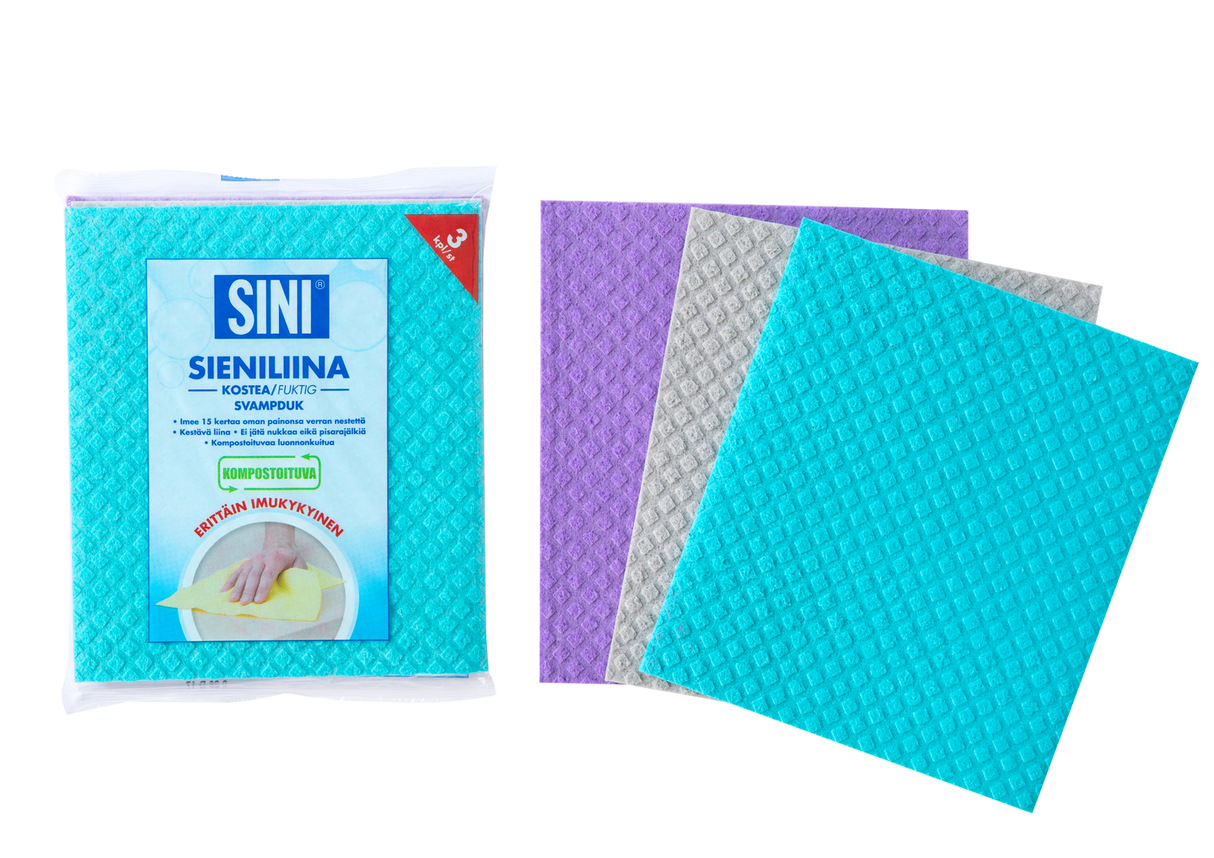 Sini sponge cloth moist 3 pcs