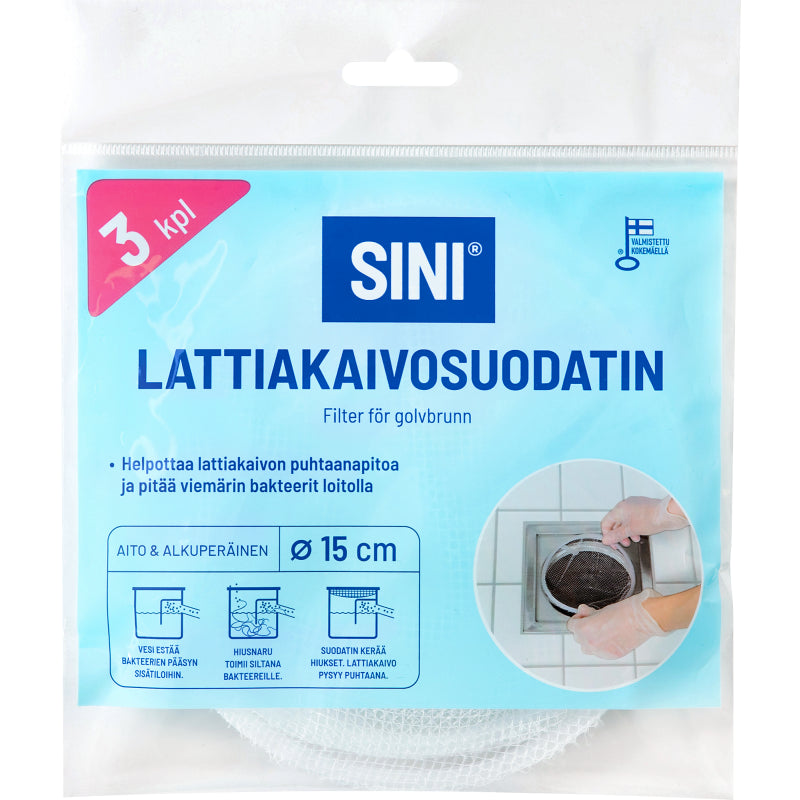 Sini Lattiakaivosuodatin 3 Stück - Kaivokielo