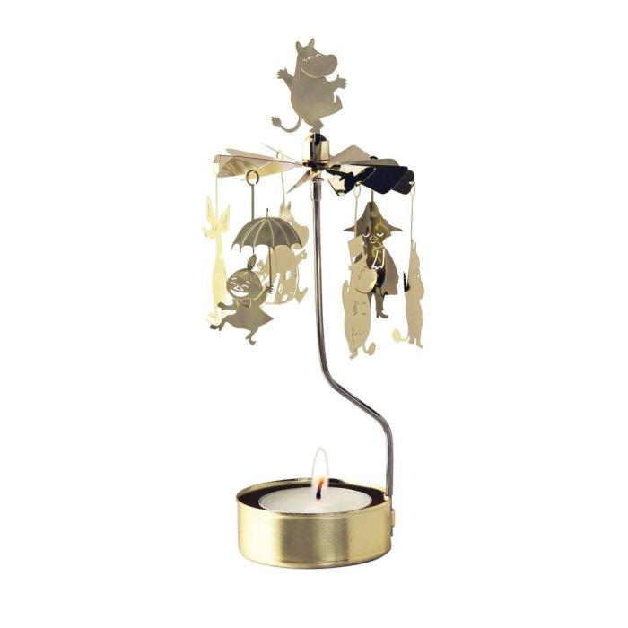 Moomin Characters Angel Chime Moomin Family Gold
