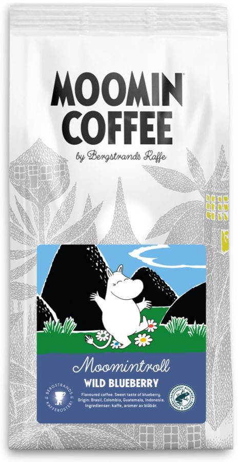 Moomin Muumipeikko Wildheidelbeere gewürzter Kaffee 250 g gemahlen