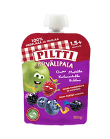 6 x Piltti Iso välipala 150g 1,5+ vuotta omena mustikka karhunvatukka vadelma
