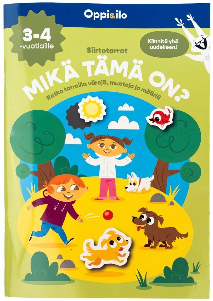 Oppi&ilo – Transfer Stickers: What Is This? Ages 3–4