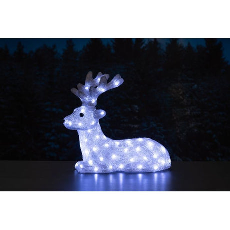 Finnlumor Akryyli Bambi liggande 50 cm