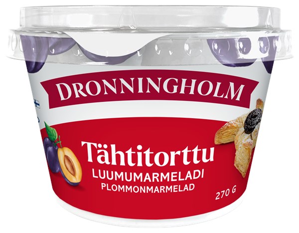 Dronningholm Stjärntårta Med Vinbärsmarmelad 270g