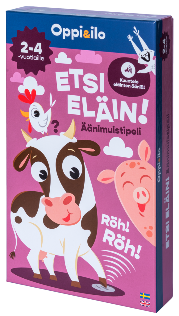 Oppi&ilo - Etsi eläin! -äänimuistipeli 2-4 v