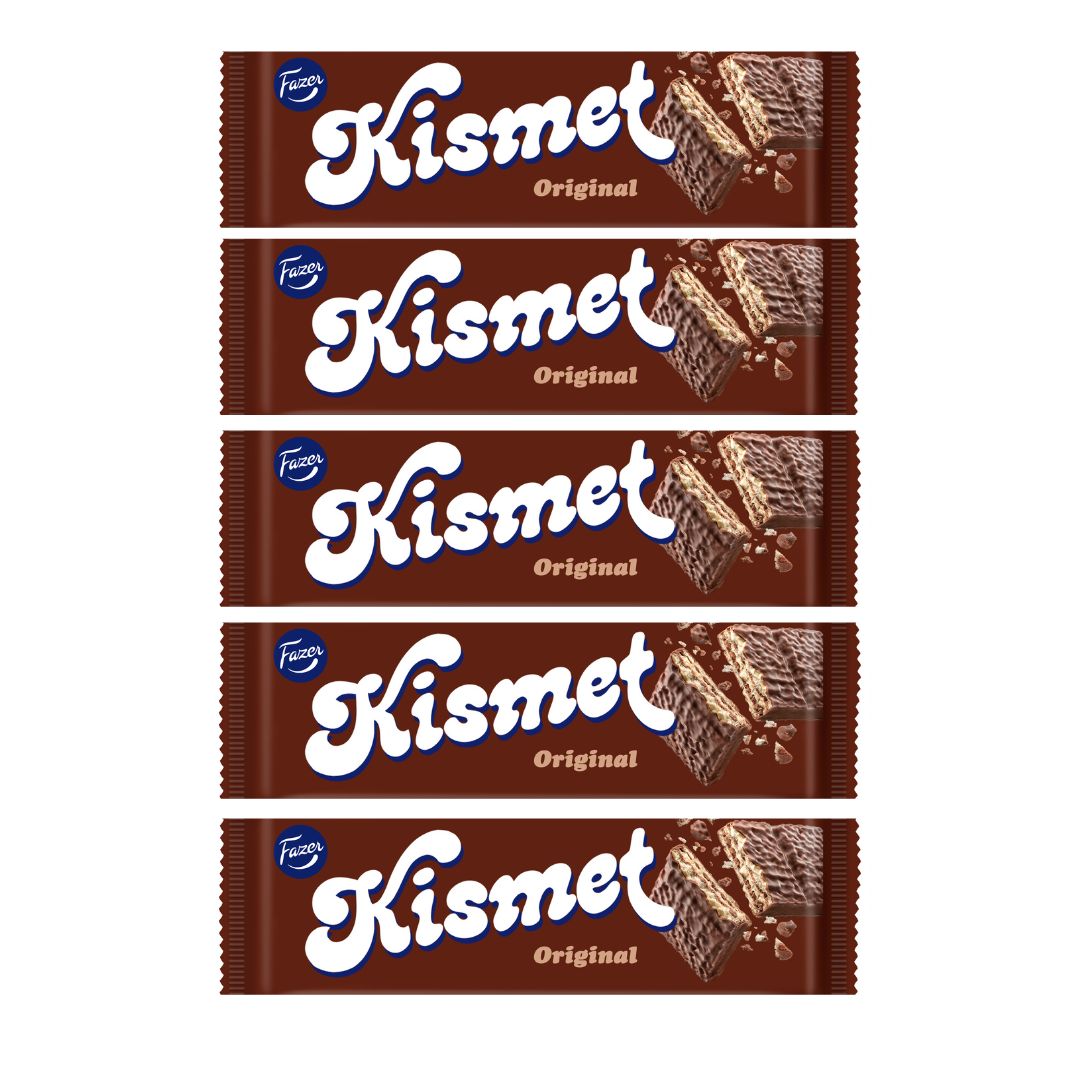 Fazer Kismet Schokoladenriegel 55g 5-PACK