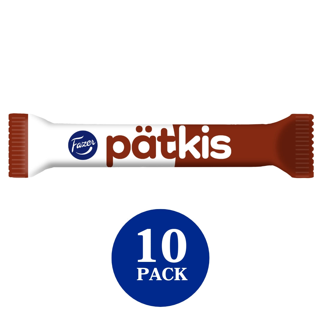 Fazer Pätkis Mint truffle milk chocolate bar 18g 10-PACK
